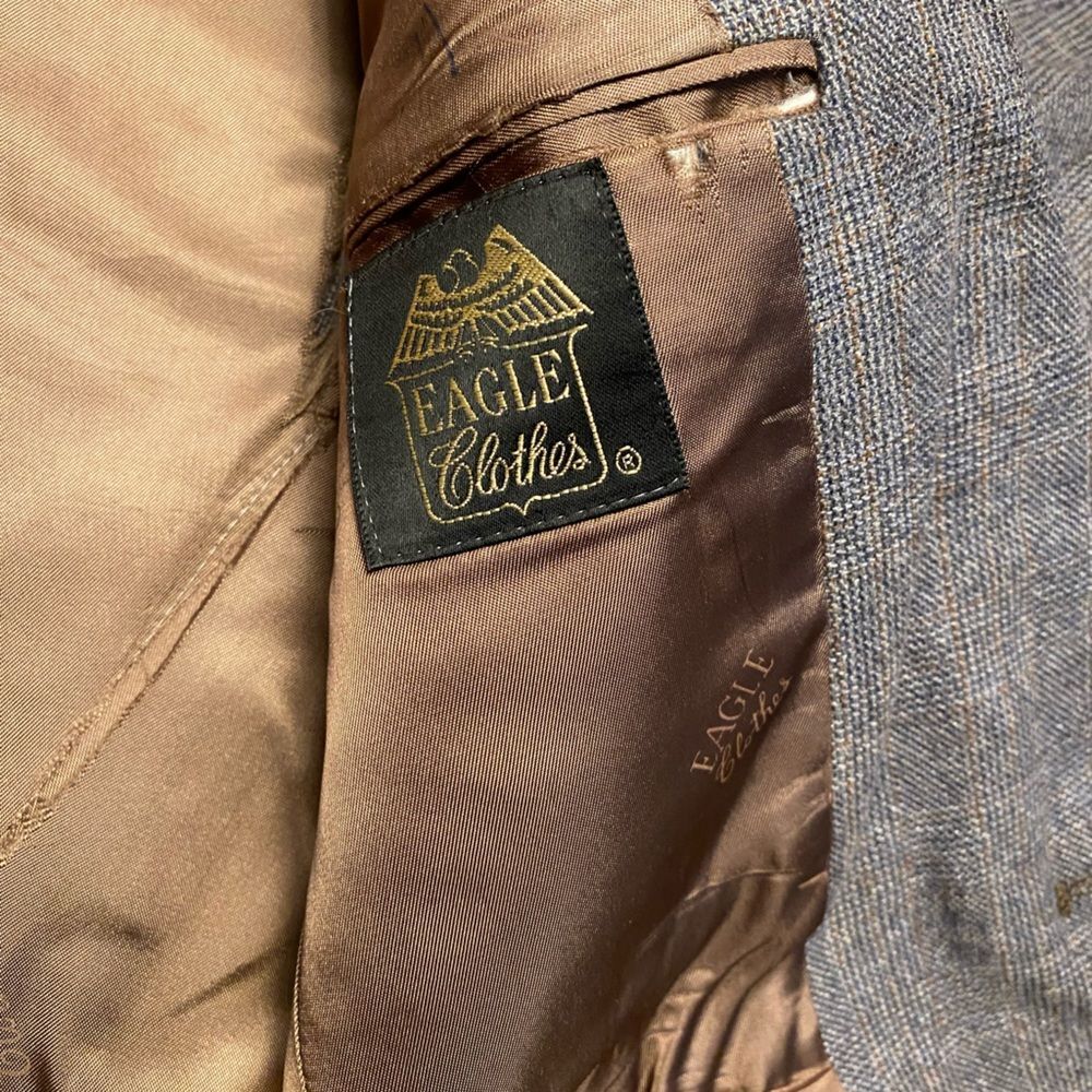 Eagle Clothes Gray Sport Coat Blazer 38R - Picture 6 of 15